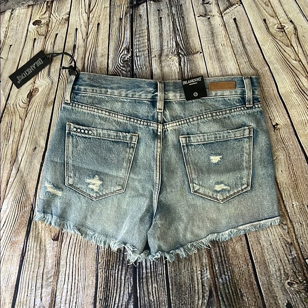 BlankNYC Distressed Denim Jean Shorts